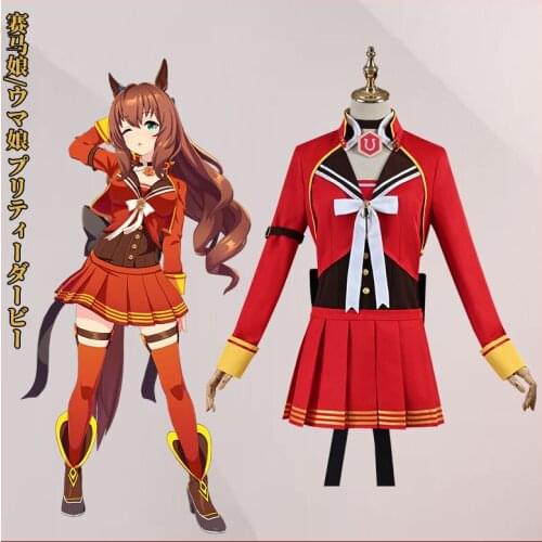 Anime Umamusume: Pretty Derby Maru Zensky Cosplay Costume Uniform Halloween Fancy Party Sailor Suits Stage Performance Outfits