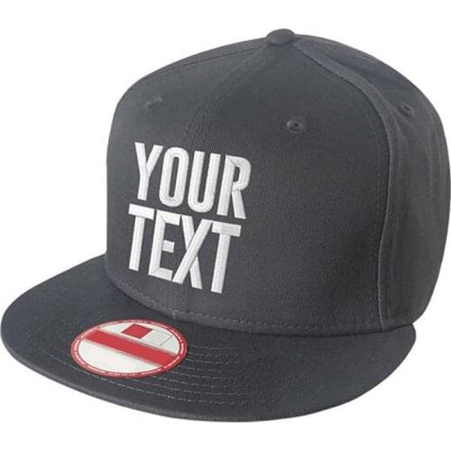 Small MOQ custom text customize logo trucker headwear golf tennis hip-hop hat custom adjustble snap strap baseball cap