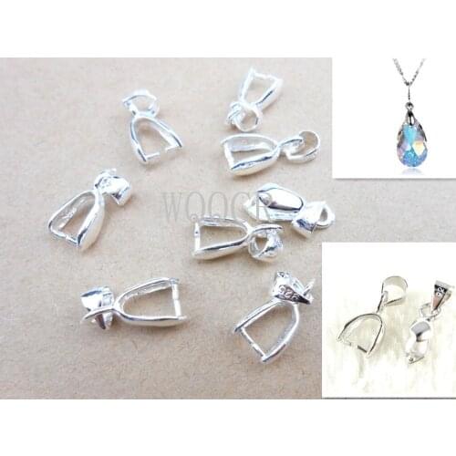 Wholesale DIY production jewelry accessories earrings found 925 silver earrings accessories S 5X13mm ear buckle hand ear clip