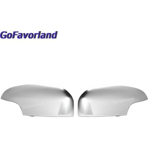 Pair Left Right Rearview Mirror Cover Cap Primer 39850573 39850593 For C30 2007-2012 S60 S80 S40 V50 2007-2008 V70 2000-2008