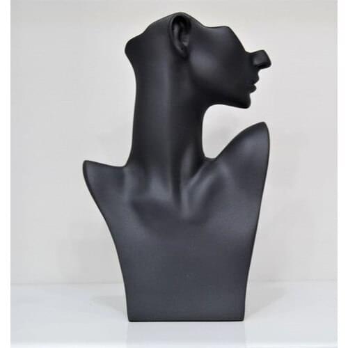 Enlightened Decor New Polyester Painted Smoked Pendant Earrings Mannequin