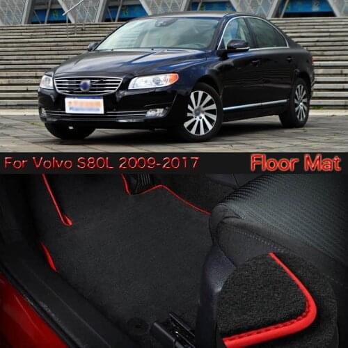Savanini High Quality Soft Nylon Custom Made Non Slip Heavy Duty Floor Carpet Mat Rugs For Volvo S80 2009-2017