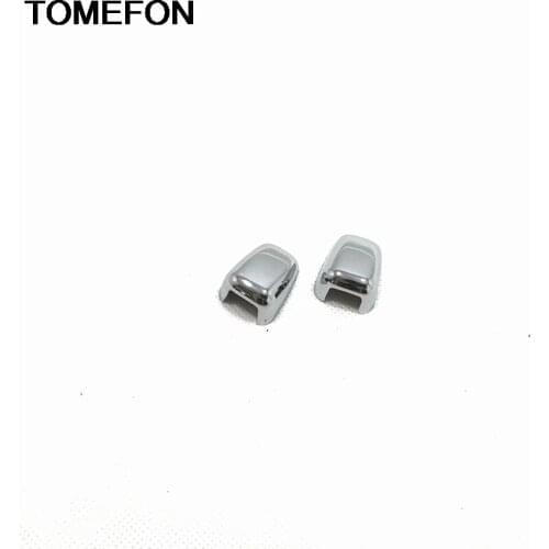TOMEFON For Jeep Grand Cherokee 2014 2015 2016 2017 2018 Front Glass Cleaning Engine Water Spray Nozzle Cover Trim Overlay 2pcs