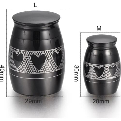 Heart Memorial Urn for Ashes 316L Stainless Steel Cremation Urn Keepsake Jewelry for Human Dog Cat