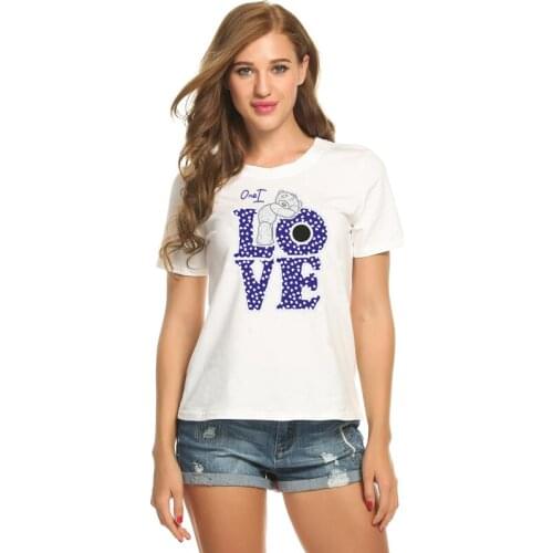 VOXIXISU Women's T-shirts With Print