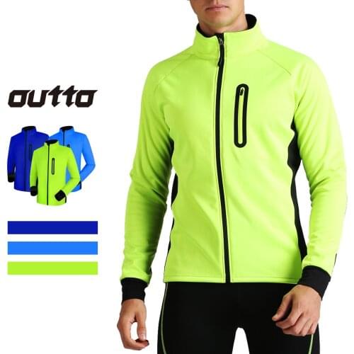 Winter Warm Thermal Fleece Bicycle MTB Road Bike Clothing Windproof Waterproof Long Jersey Hiking Camping Cycling Jacket