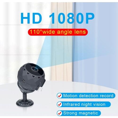 1080P Mini Camera Magnetic Body Cam Night Vision Motion Detect Video Camera Espia Oculta Secret Camcorder Support Hidden TF Card