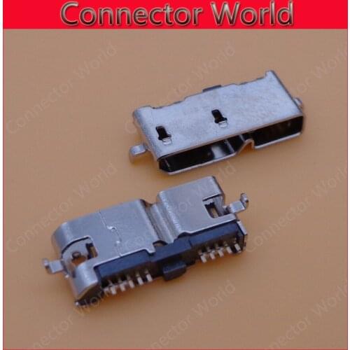 20pcs DC Power Jack Micro 3.0 USB Port Plug Socket for netbook/MP5 /mobile MICRO USB 3.0 for ONDA V989 USB Jack Charging Socket