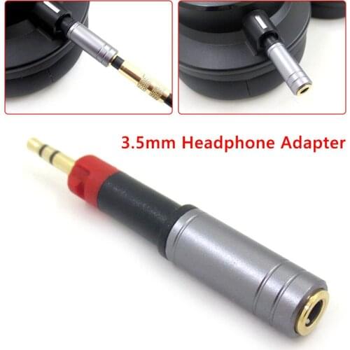 3.5mm Headphone Adapter Jack Plug Converter For Audio-Technica ATH-M70X M40X M50X M60X For Sennheiser- HD518 HD598 HD599