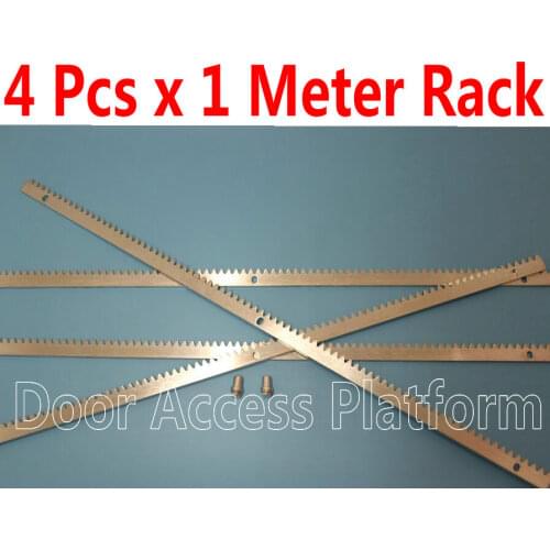 4 pcs of 1 Meter Gear Rack Metal Case Stainless steel Door Opener Automatic Sliding Operator gate Rolling Roller 8mm,10mm,12mm