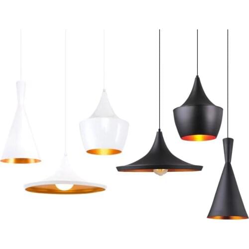 Loft LED Pendant Light Black Restaurant Lights Aluminum Suspension Lamp Fixtures for Restaurant Bar Coffee room Deco light