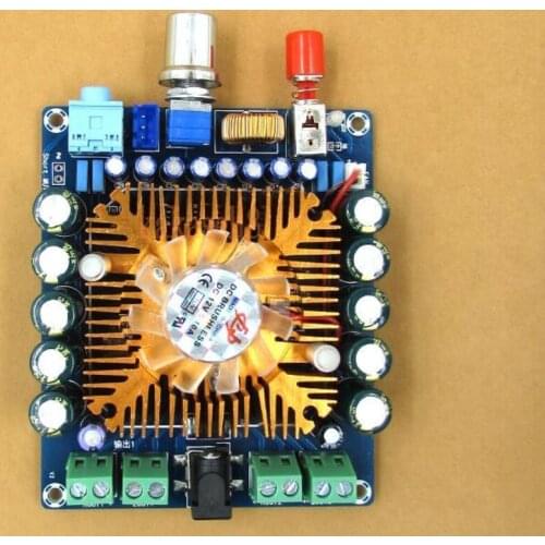 DC 12-16V TDA7850 4 Channel 50W*4 HIFI Car stereo Audio Amplifier Board With Fan