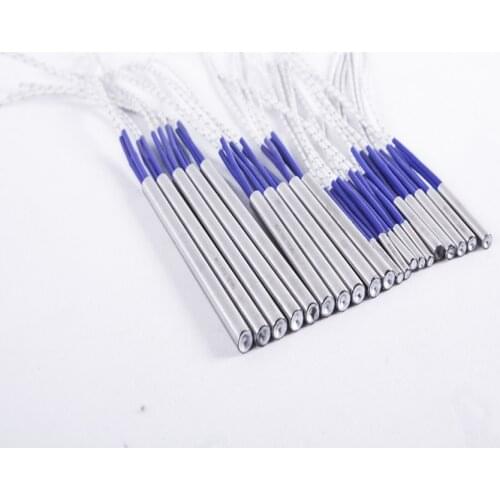 10x50/60/80/100/120/200mm 220V Electric Heating Tube Element Cartridge Heater Temperature control electric heating tube 220V AC