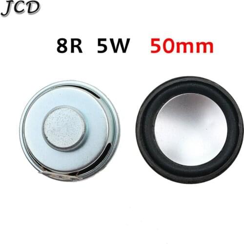 JCD 1pcs Acoustic Loudspeaker 8 Ohm 5W 8R 50MM 5CM Speaker Internal Magnetic 13 Core 18MM Magnetic 18MM