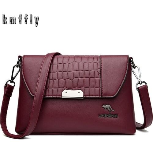 Stone Style Leather women shoulder Bags Luxury Handbags Women Bags Designer Small Crossbody Bags for Women 2020 Messenger Bag