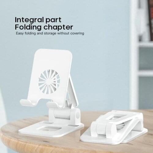 Mobile Phone Stand Universal Adjustable Desktop Holder Folding Non-slip Phone Holder For iPhone Xiaomi Samsung 4-7 Inche