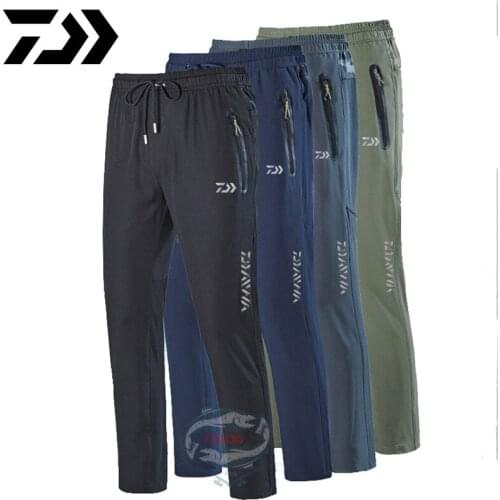 DAIWA New Fishing Pants Bamboo Charcoal Quick-Drying Breathable Anti-UV Sun Protection Hiking Trousers Daiwa Fishing Clothes