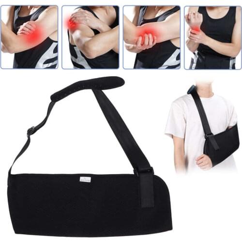 Arm Shoulder Sling Shoulder Support Strap Immobilizer Stabilizer for Fractured Arm Wrist Fixation Belt Band Breathable Braces