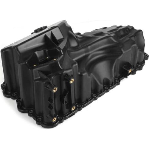 Engine Oil Sump Pan W/Drain Plug Dipstick 11137618512 Fit for BMW 218i 228i 328i 320i 428i 528i Engine Parts Oil Sump