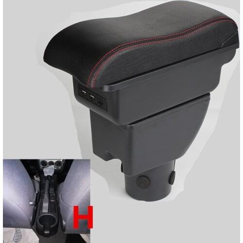 For Hyundai Getz Armrest Box Hyundai Getz Universal Car Central Armrest Storage Box cup holder ashtray modification accessories