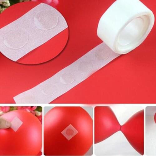 Clear 5 Rolls Glue Special Dot Balloon Sticker Ballons Tool 100 Dot Ballons Accessories Double-Side Adhesive Tape