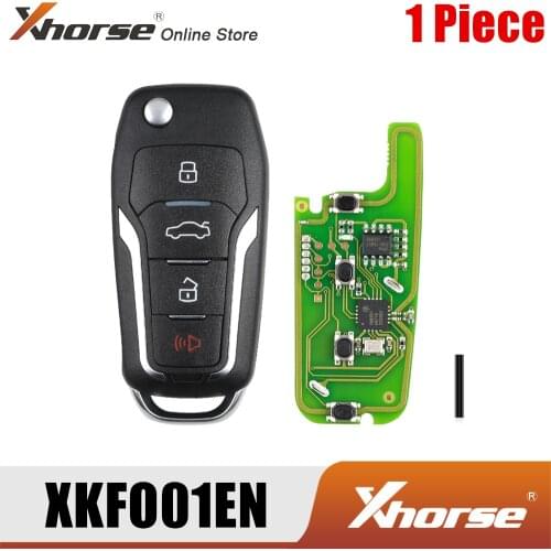 Xhorse XKFO01EN Wire Remote Key For F-ord Condor Flip 4 Buttons Unmovable Key King English Version