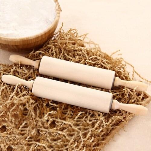 Beech Wooden Rolling Pins Rollers 360-revolving Baking Tools Jiaozi Bread Cooking Tools Natural Color Eco No Paint No Wax