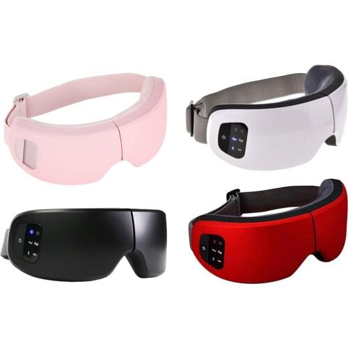 USB Heating Eye Massager Mask Portable Travel Health Temple Massager Wireless Eye Massager with Heat Electric Mask