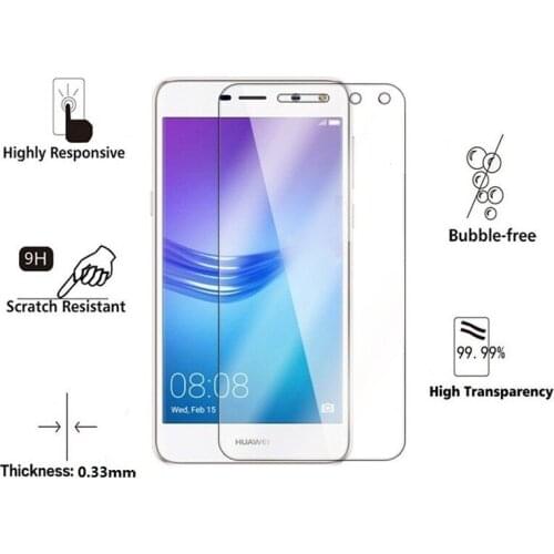 Tempered Glass For Huawei Y6 2017 5.0" MYA-L03/L23, L02/L22 Nova Young Screen Protector 9H 2.5D On Phone Protective Film