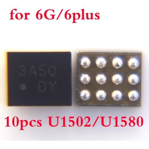 10pcs retroiluminação ic para iphone, 10 peças, 6 plus, 6g, controle de luz traseira, 12pin, chip dy, dz, u1580 peças