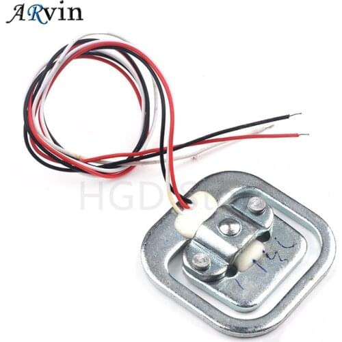 50kg Body Load Cell Weighing Sensor Resistance Strain Half-bridge Total Weight Scales Sensors Pressure Measurement for arduino