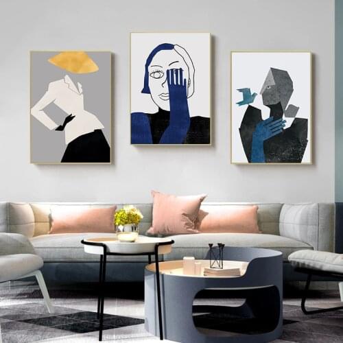 Abstract Character Canvas Painting By Henri Matisse Famous Minimalist Wall Art Picture Nordic Poster for Living Room Home Decor