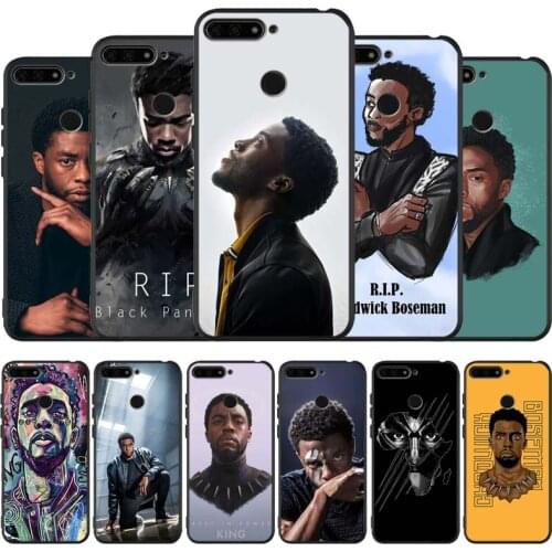 Chadwick boseman black Silicone Phone Case For honor 30 20 Pro 8 8X 9 10 20 Lite Mate 10 20 30 Lite Pro cover