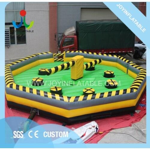 Diameter 8M Pvc Tarpaulin Inflatable Sport Game Product, Inflatable Meltdown, Wipeout Obstacle Course