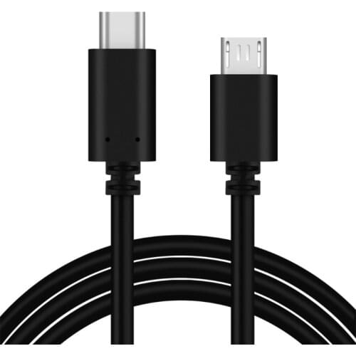 H054 1Meter USB C to Micro USB OTG Cable Safe Mobile Phone Chaing Wire Computer High Efficicency Data Transfer Cable