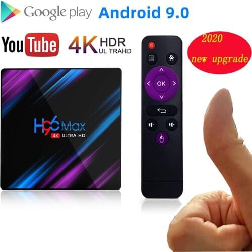 H96 MAX RK3318 Smart Android TV Box 16GB 32GB 64GB Google player 4K Wifi Netflix Set top Box Media Player Youtube Android 9.0