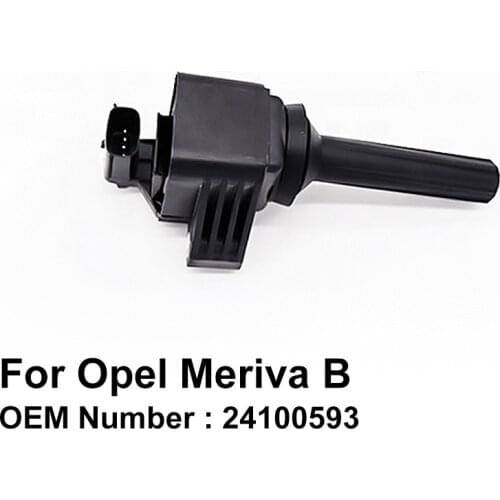COWTOTAL Ignition Coil for Opel Meriva B Engine Code A14NEL 1.4T OEM 24100593 ( Pack of 4 )