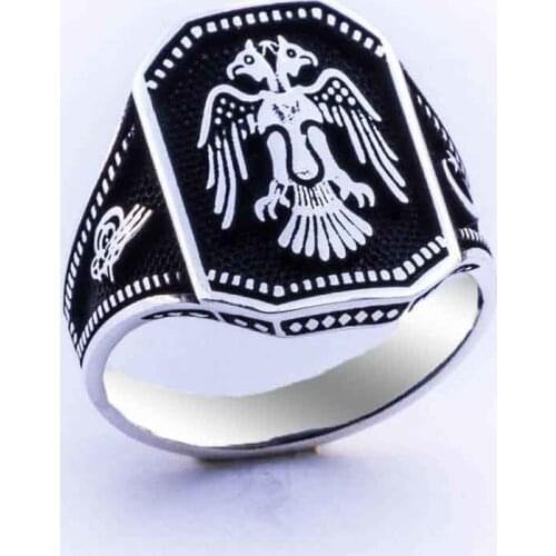 925 sterling Silver the Seljuk Eagle Ring