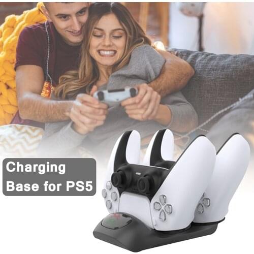 Controller Dual Port Charging Dock Stand For Sony PS5 Playstation 5 Gamepad Game Joystick Charger Dock Base Power Supply Support