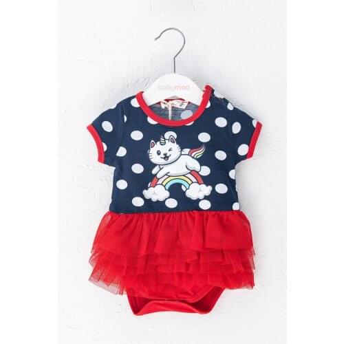 Cat Figured Summer Baby Girl Jumpsuit