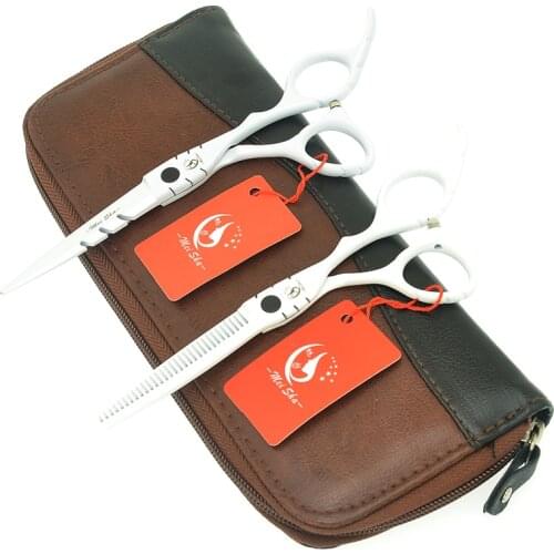 Meisha 5.5/6 inch Professional Hairdressing Cutting Thinning Styling Scissors Set Barber Shop Hair Beauty Shears Razors A0066A