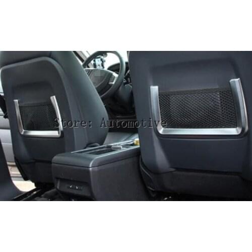 For Land rover Discovery Sport Car-Styling Auto Parts ABS Chrome Rear Row Seat Net Frame Cover Trim 2015 2016 2017