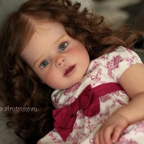 Bebe Reborn Kit 28 Inches Reborn Baby Kit Peggy huge doll Vinyl Unpainted Unfinished Doll Parts DIY blank kits