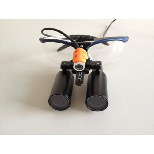 Taos 6.0X Dental Binocular Magnifier Surgery Surgical Medical Operation with LED headlight with optometry insert lens