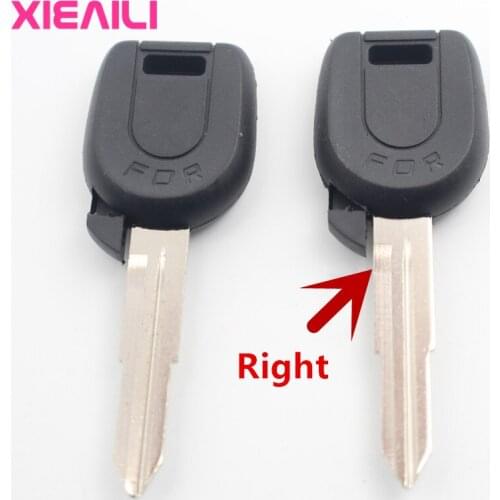 XIEAILI 10Pcs Transponder Key Shell For Mitsubishi Grandis/Pajero/Outlander/Lancer-ex Right Blade S576