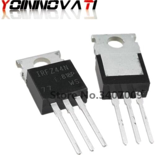 10pcs IRFZ44N IRFZ44 IRFZ44NPBF MOSFET MOSFT 55V 41A 17.5mOhm 42nC TO-220
