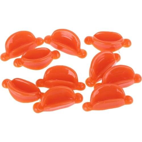 10 pcs DIY Plastic Duck Mouth Ornaments Animal Doll Making Duck Toy Replacement L4MC