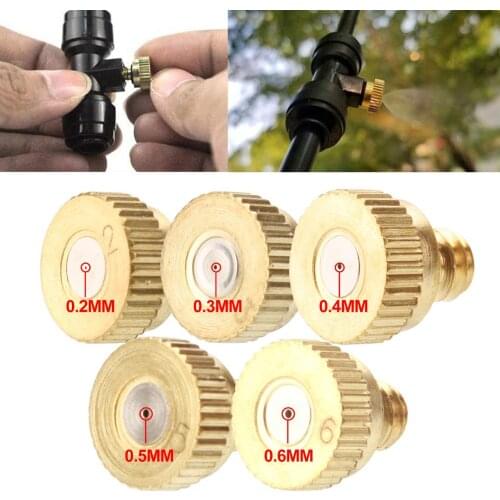 22pcs Misting Nozzles Slip-Lock Quick-connect Low Pressure Atomization Spray Nozzle Gareden Sprinklers
