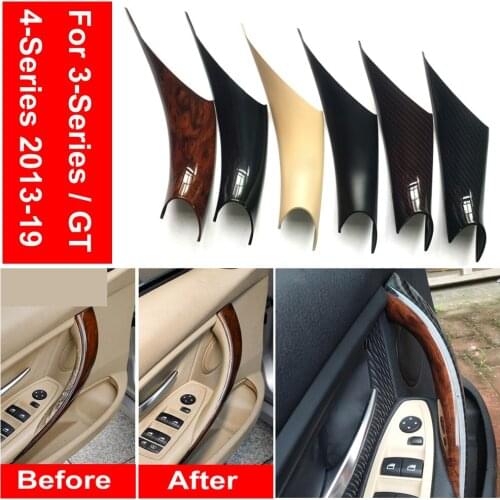 Car ABS plating Interior Door Handle Panel Pull Protective Frame Cover Trim For BMW 3 4 Series F30 F35 2012 2013 2014 2015 2016