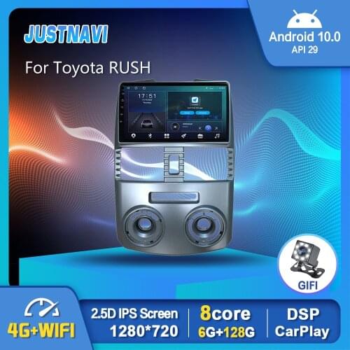 JustNavi Car Radio For Toyota RUSH/ DAIHATSU TERIOS 2006-2011 DSP Android10.0 Multimedia Player Video GPS Auto Stereo Navigation